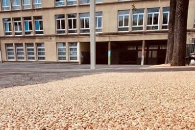Résine Drainante Cours d'école